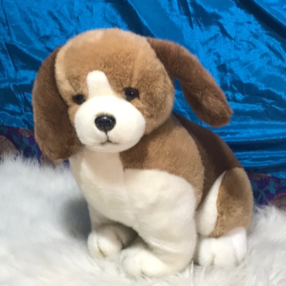Vintage Anna Club Plush realistic plush stuffed dog 16 inch Spaniel